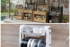 Tips Dapur Praktis: 7 Rak Piring yang Membuat Bersih-bersih dan Menyimpan Lebih Mudah