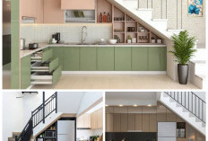Dapur Kecil di Bawah Tangga? Ini Inspirasi Desain Leter L yang Rapi dan Estetik!