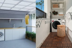 Ide Ruang Cuci Jemur Lantai Dua Modern, Hemat Tempat & Fungsional!