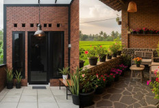 Teras Bata Merah Minimalis, Inspirasi Desain Klasik yang Bikin Rumah Makin Menawan!