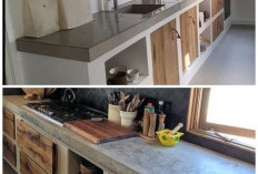 Desain Meja Dapur Cor yang Praktis: Pilihan Bentuk Simpel Cocok untuk Berbagai Konsep Rumah