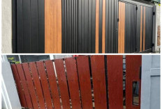 Estetis dan Ekonomis! Inspirasi Pagar Lisplang Baja Ringan Motif Kayu untuk Rumah Modern