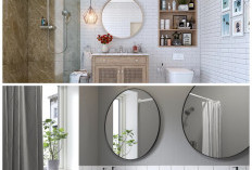 Model Kaca Kamar Mandi Minimalis yang Fungsional dan Enak Dipandang