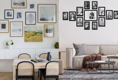 Inspirasi Cara Menata Bingkai Foto Aesthetic di Ruang Tamu Rumah!