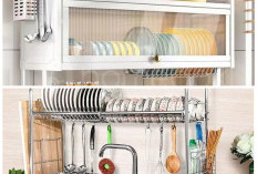 Dapur Selalu Rapi! Rak Piring di Atas Wastafel Ini Bikin Cuci Piring Jadi Lebih Enak dan Hemat Ruang