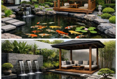 Halaman Rumah Jadi Oase: Inspirasi Kolam Ikan Plus Gazebo yang Lagi Tren!
