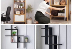 Inspirasi Rak Buku Minimalis Bergaya Modern untuk Hunian Lebih Rapi dan Estetis