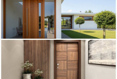 7 Inspirasi Pintu Kayu Minimalis Panel Modern 2026, Bikin Fasad Rumah Terlihat Lebih Elegan