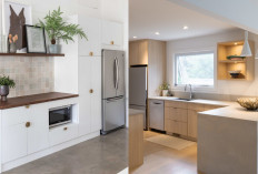 Dapur Minimalis Lurus, Desain Sederhana yang Tetap Nyaman Digunakan!