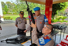 Propam Polda Sumsel Periksa Senpi Dinas di Polres Pagar Alam
