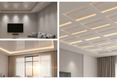 12 Ide Plafon PVC untuk Ruang Tamu, Solusi Sederhana tapi Tetap Terlihat Mewah