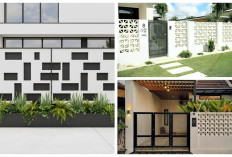 5 Desain Pagar Tembok Roster Estetik yang Membuat Rumah Anda Lebih Modern dan Elegan