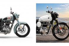 Royal Enfield Classic 350 Signature White Resmi Tampil, Warna Putih Bikin Motor Retro Ini Makin Elegan!