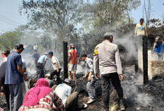Gegaran Tungku Masak, Rumah Panggung di Pagar Alam Ludes Terbakar