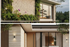 7 Model Rumah Minimalis Batu Alam Tampak Depan yang Bikin Hunian Terasa Hangat dan Nyaman