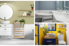 Bukan Putih! Ini 7 Warna Cat Paling Cocok untuk Kamar Mandi Kecil agar Terlihat Luas dan Mewah