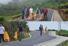 Aksi Bersih di Jalur Wisata Pagar Alam, Kadispar : Kebersihan Investasi Masa Depan