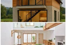10 Inspirasi Mezzanine Kayu Rumah Minimalis dengan Nuansa Warna Alam yang Hangat