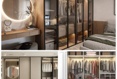 Kamar Terlihat Lebih Luas! Inspirasi Lemari Pakaian Minimalis Modern yang Elegan!