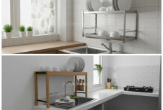 Inspirasi Rak Piring Minimalis untuk Dapur Rapi, Hemat Tempat, dan Tetap Estetik