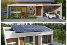 Rumah Net-Zero: Hunian Minimalis Modern dengan Energi Mandiri dan Efisiensi Maksimal!