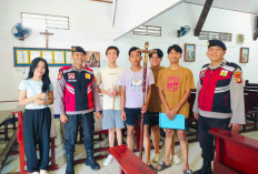 Patroli Perintis Presisi Polres Pagaralam Pastikan Keamanan Gereja Jelang Natal 2025