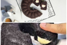 Wajib Coba! Cara Membuat Bolu Ketan Hitam Keju Lumer yang Viral di Media Sosial