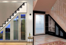 Lemari Bawah Tangga dengan Kaca, Tren 2026 yang Bikin Rumah Berkelas!