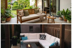 9 Desain Teras Minimalis dengan Kursi Kayu Panjang: Solusi Hemat Tempat yang Bikin Fasad Rumah Makin Estetik!