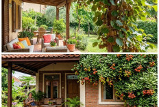 Teras Asri dan Sejuk! Ide Tanaman Buah Rambat untuk Dinding Rumah yang Estetik