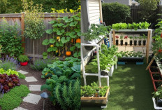 Desain Kebun Sayur di Halaman yang Estetik, Bikin Rumah Makin Hijau dan Cantik!