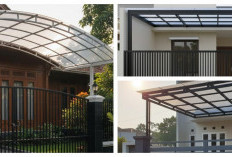 Solusi Pagar Rumah Modern: 7 Ide Kombinasi Besi dan Kanopi Transparan