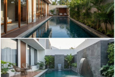 Inspirasi Kolam Renang Memanjang dan Plunge Pool untuk Halaman Rumah Sempit