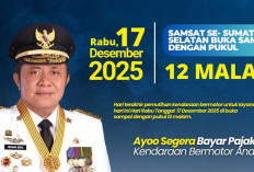 Hari Terakhir Pemutihan Pajak Kendaraan, Samsat Sumsel Layani Warga Hingga Tengah Malam