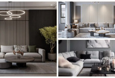 Elegan dan Kekinian! 7 Inspirasi Ruang Tamu Modern dengan Perpaduan WPC Abu-abu