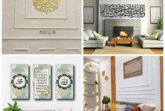 Sentuhan Islami nan Elegan, Inspirasi Kaligrafi Dinding untuk Ruang Tamu Modern