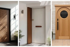13 Model Pintu Depan Rumah 1 Pintu Minimalis dan Kekinian, Bikin Tampilan Rumah Makin Stylish