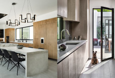 Desain Dapur Semi Terbuka dengan Ventilasi Alami, Bikin Masak Makin Nyaman!