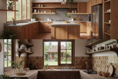 7 Inspirasi Dapur Minimalis dari Kayu yang Estetik: Ciptakan Suasana Masak yang Hangat, Tenang, dan Mewah