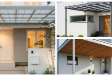 9 Inspirasi Desain Tampak Depan Rumah Mungil dengan Canopy Baja Ringan: Modern, Fungsional, dan Estetis