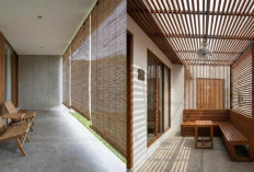 Teras Rumah Tetap Sejuk Meski Tanpa Tanaman, Begini Desainnya!