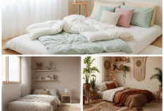 Bikin Betah Seharian! 5 Rahasia Desain Kamar 3x3 Meter dengan Kasur Lantai Agar Terlihat Mewah dan Tetap Luas