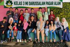 Riuh Tawa di Kolam Beghendam, Siswa MI Darussalam Pagar Alam Lepas Penat Usai Ujian