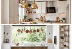 Tampilan Lebih Fresh! 9 Ide Dapur Modern dengan Gantungan Estetik yang Bikin Betah Masa