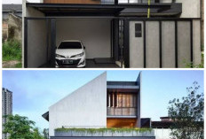 Walau Lahan Terbatas, 9 Desain Fasad Minimalis Ini Sukses Bikin Rumah Kelihatan Luas dan Mewah!