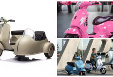 6 Motor Vespa Listrik Anak Paling Aman untuk Usia 1–5 Tahun, Fitur Canggihnya Bikin Orang Tua Tenang