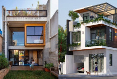 Desain Rumah 3 Lantai dengan Rooftop Modern untuk Hunian Perkotaan!