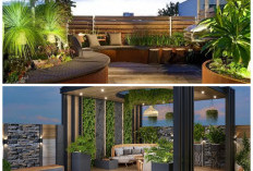 15 Ide Rooftop Garden Modern untuk Hunian Nyaman dan Estetis