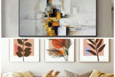 Hadirkan Nuansa Damai di Hunian dengan Lukisan Bertema Nature dan Abstrak Modern