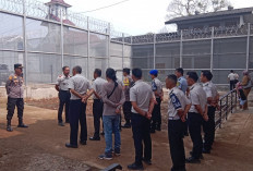 Baru Direlokasi, Lapas Pagar Alam Razia Blok Hunian dan Tes Urine WBP